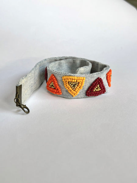 ETHNIC FUSION x Stardust Denim | 2 colors | jeans choker, necklace | beaded