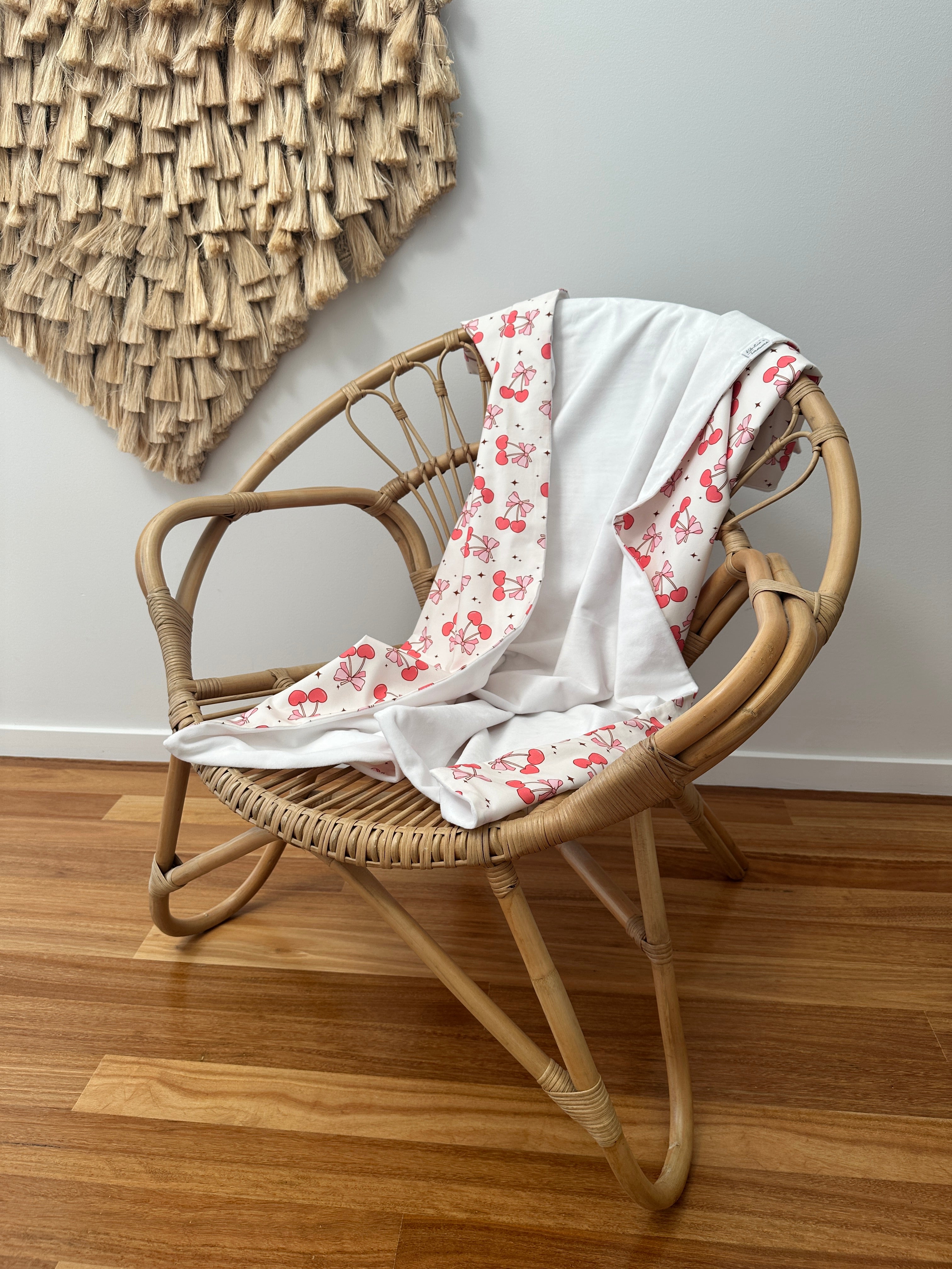 Cherries snuggie blanket