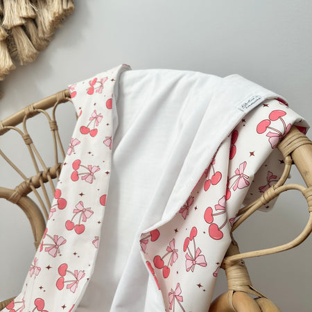 Cherries snuggie blanket