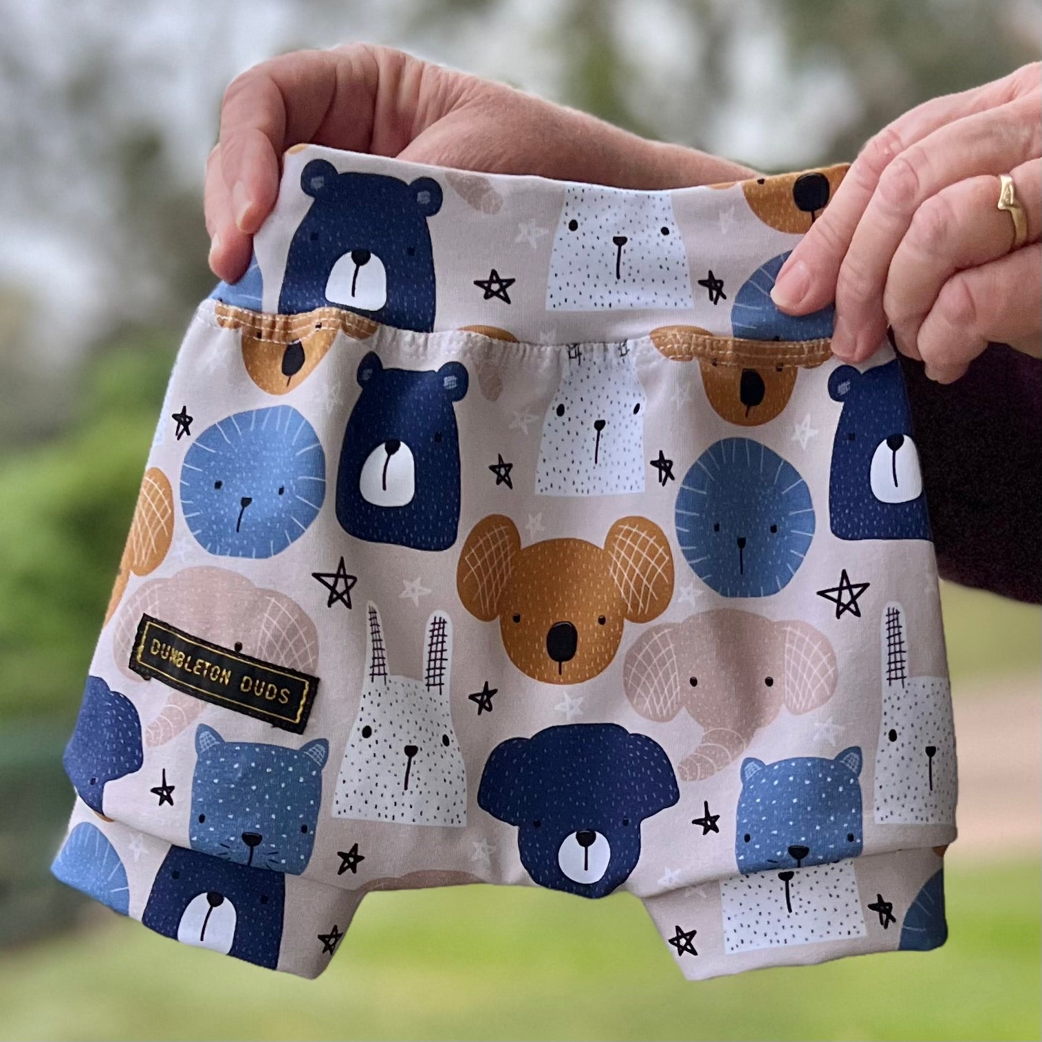 Zoo Duds | Sizes New Born, 00, 0 | Handmade Baby Pants by Dumbleton Duds | FREE Postage $50+