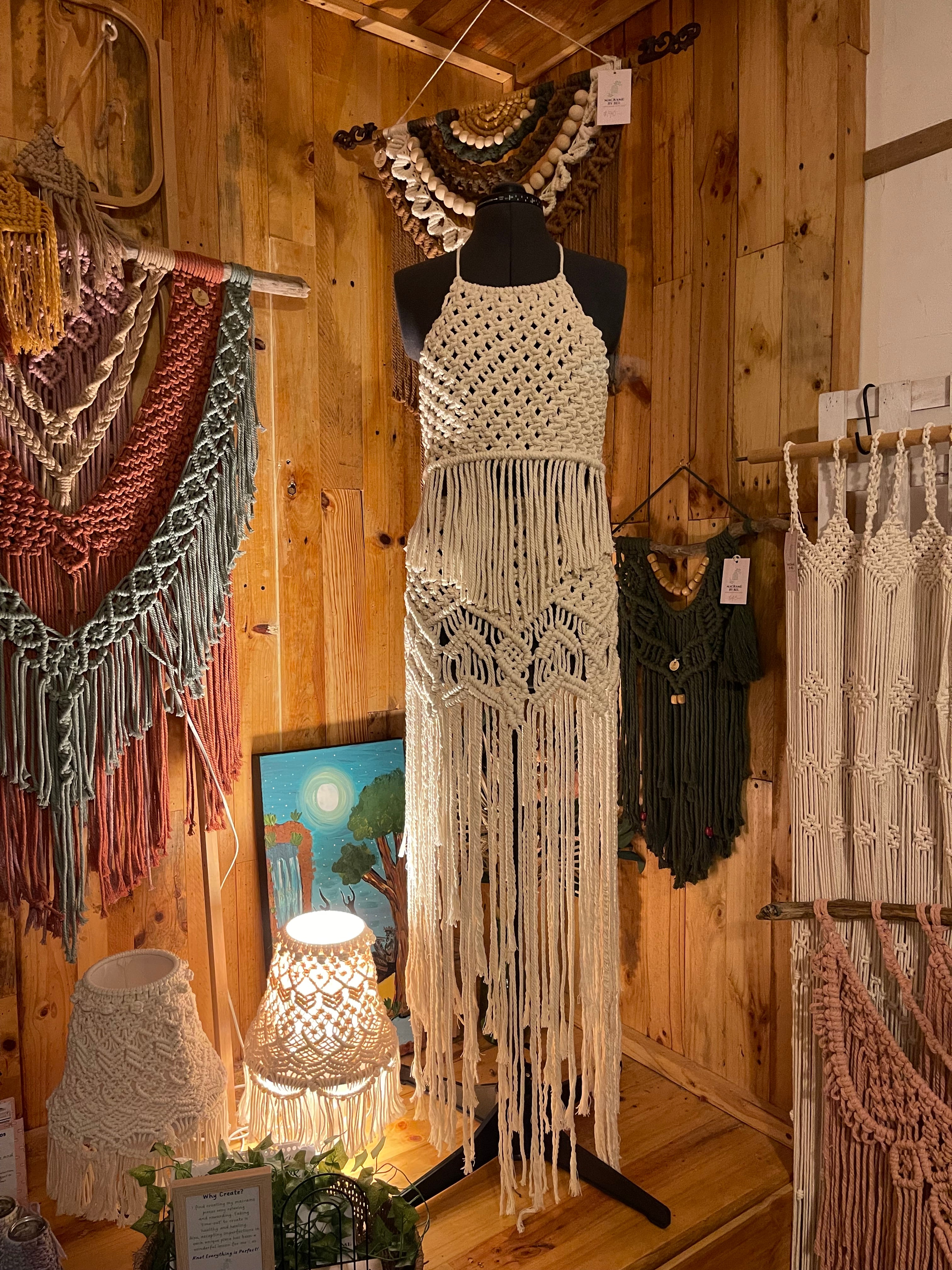 Macrame Clothing - wearable art