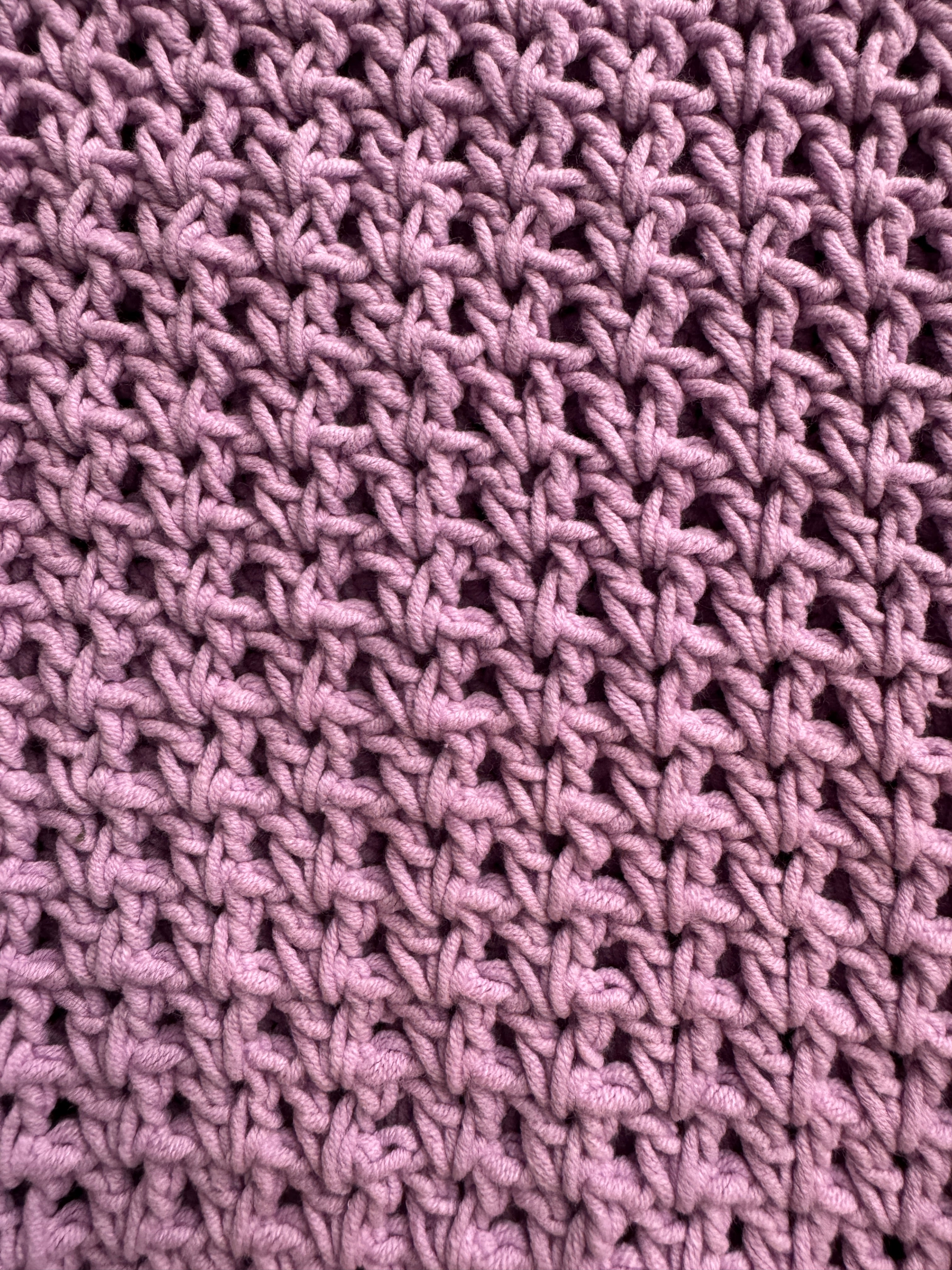 Crochet Bag | Cotton | Lilac