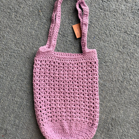 Crochet Bag | Cotton | Lilac