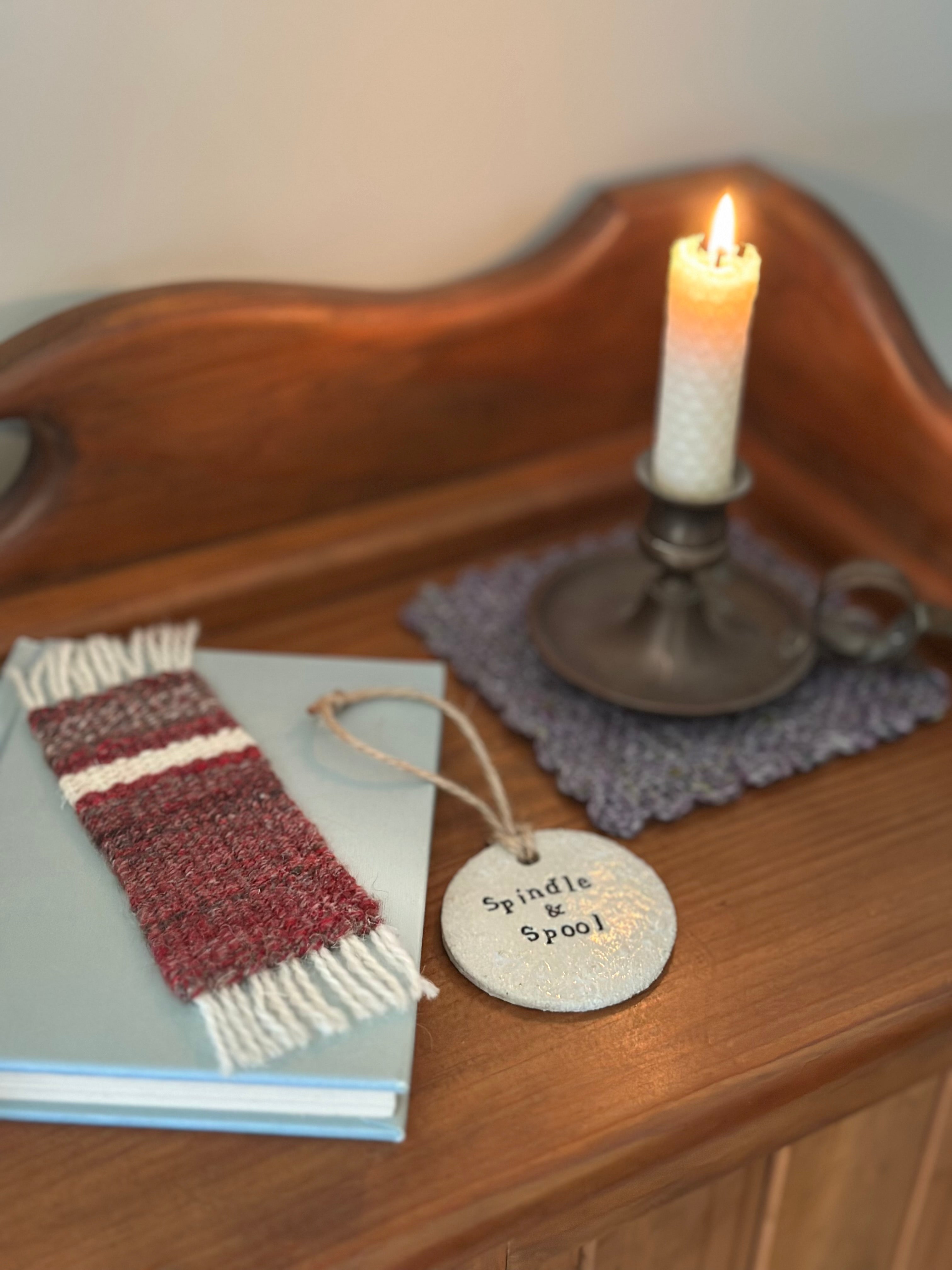 Handspun, Woven Bookmarks - Perfect Teacher Gift