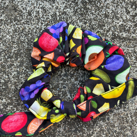 Variety of Tie Scrunchies. Colourful