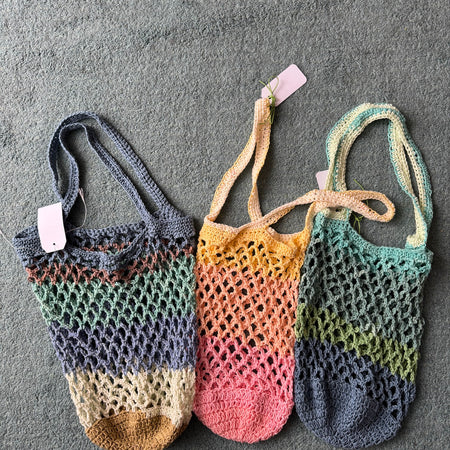 Mesh Crochet Market Bag | Cotton | Various Colours