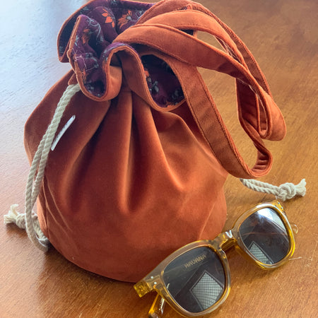 Velvet Drawstring/cinch pouch bag