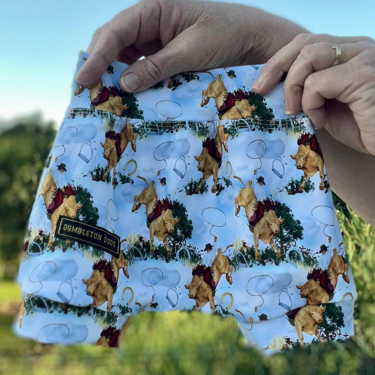 Bullrider | Sizes 000, 00, 0, 1 | Handmade Baby Pants by Dumbleton Duds | FREE Postage $50+