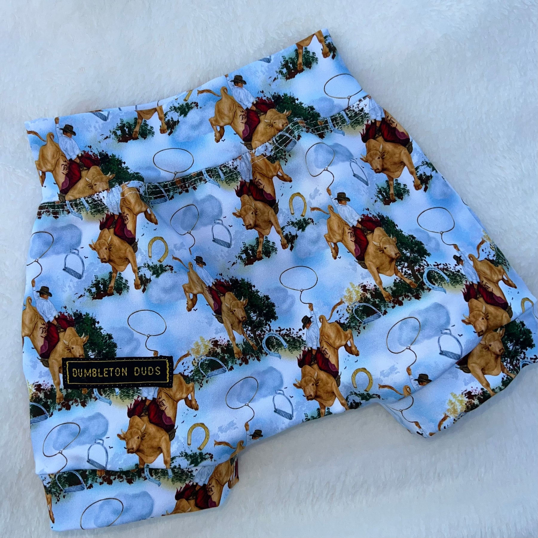 Bullrider | Sizes 000, 00, 0, 1 | Handmade Baby Pants by Dumbleton Duds | FREE Postage $50+