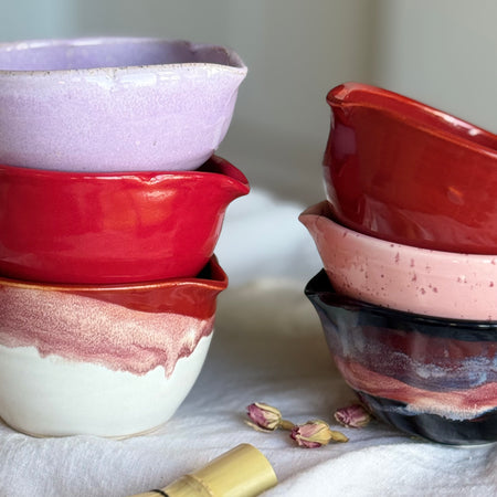 Handmade Matcha Chawan Bowl | Ceremonial Tea Bowl | Optional Whisk, Bamboo Scoop & Sieve | Wheel Thrown Pottery