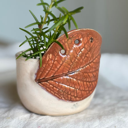 Herbie | Ceramic Herb Stripper | Wheel Thrown Pottery