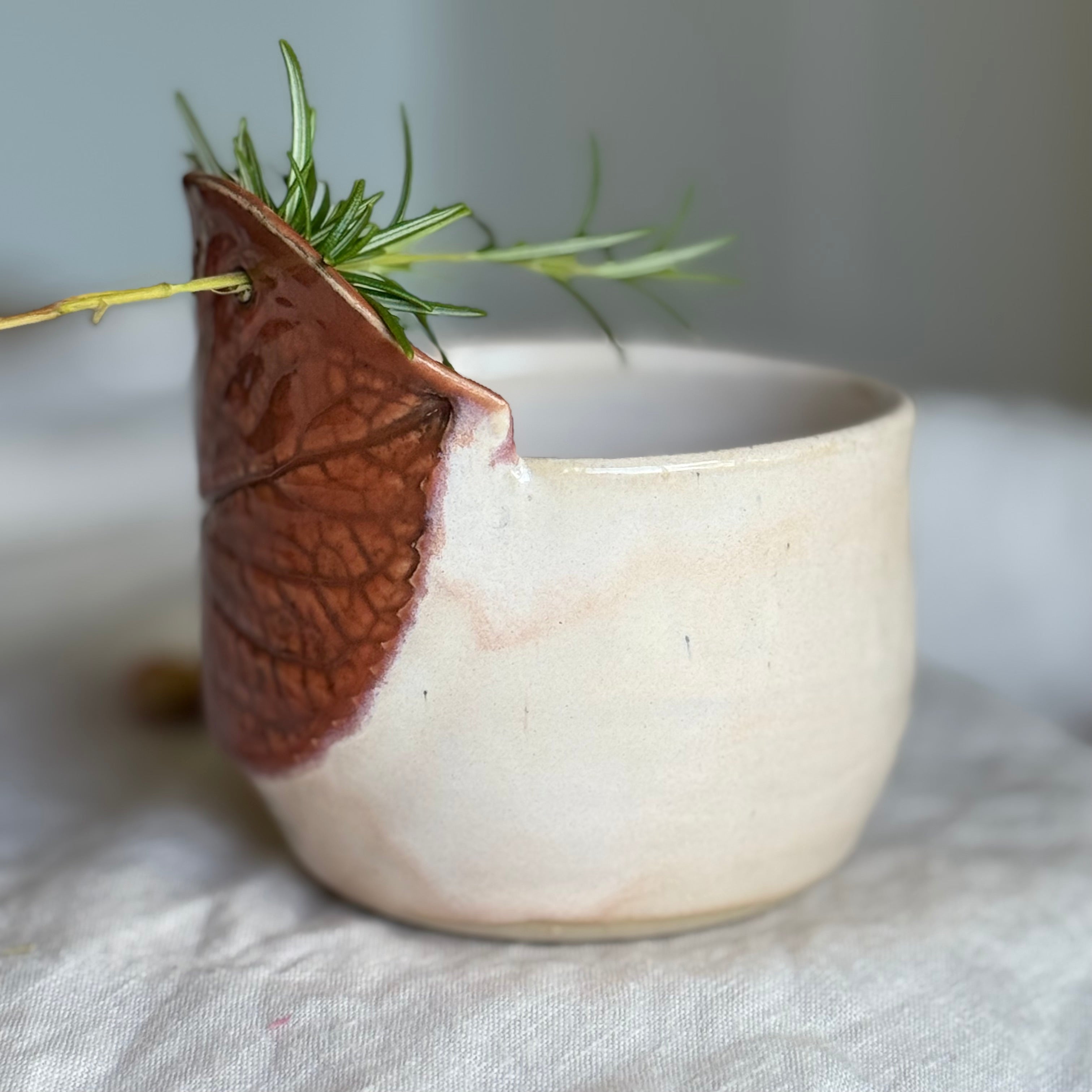 Herbie | Ceramic Herb Stripper | Wheel Thrown Pottery