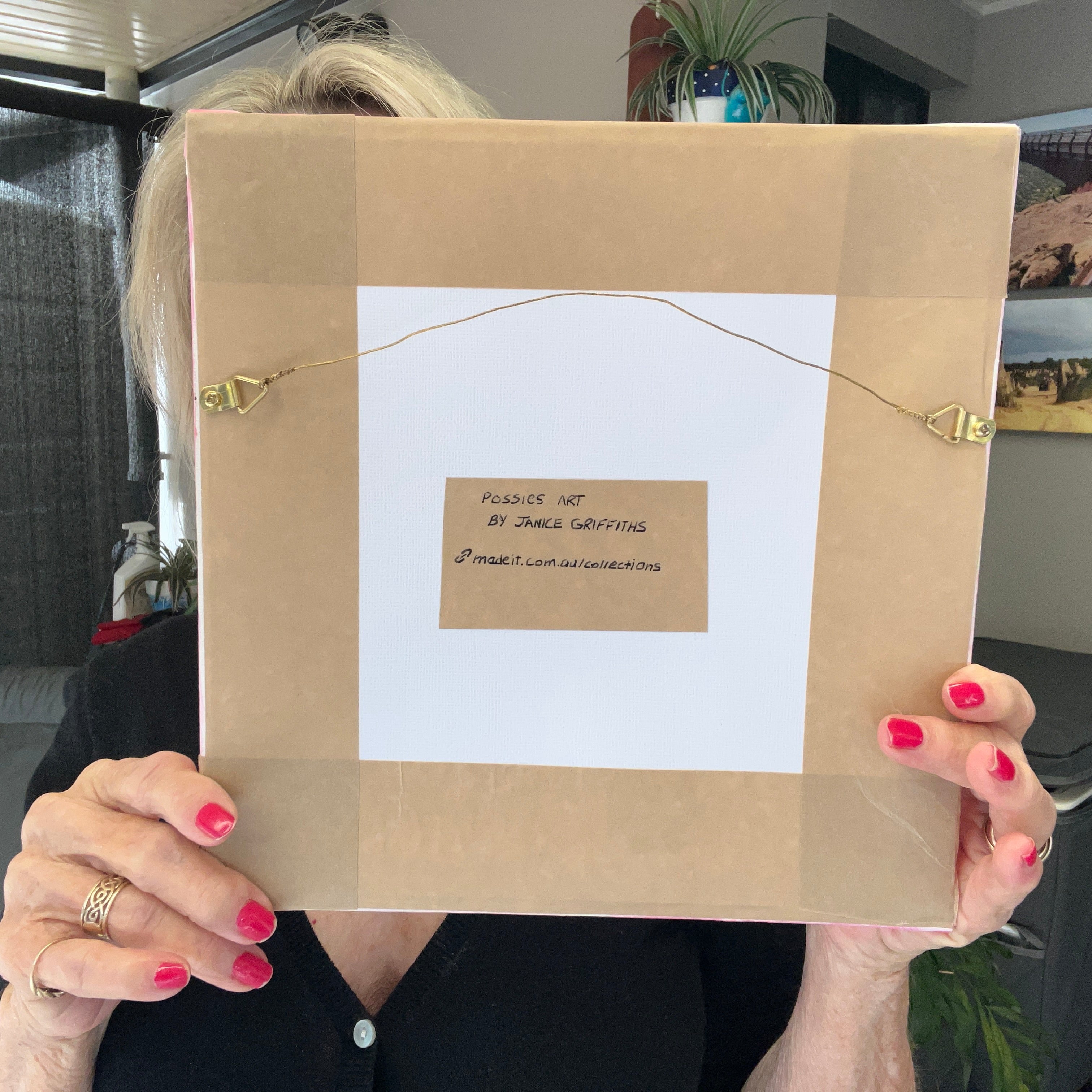 Baby bear in overalls