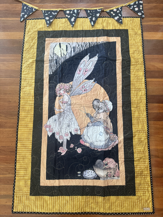 Magical Fairy Quilt with Bunting