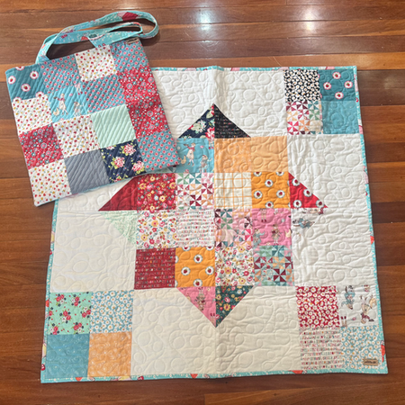 Baby Quilt & Tote