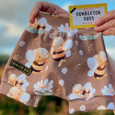 Baby Bees - Handmade Baby Pants by Dumbleton Duds | Sizes 000, 00, 0, 1