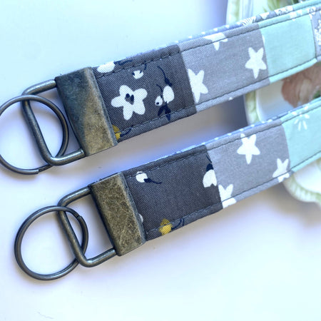 Key fob / wristlet - shades of grey