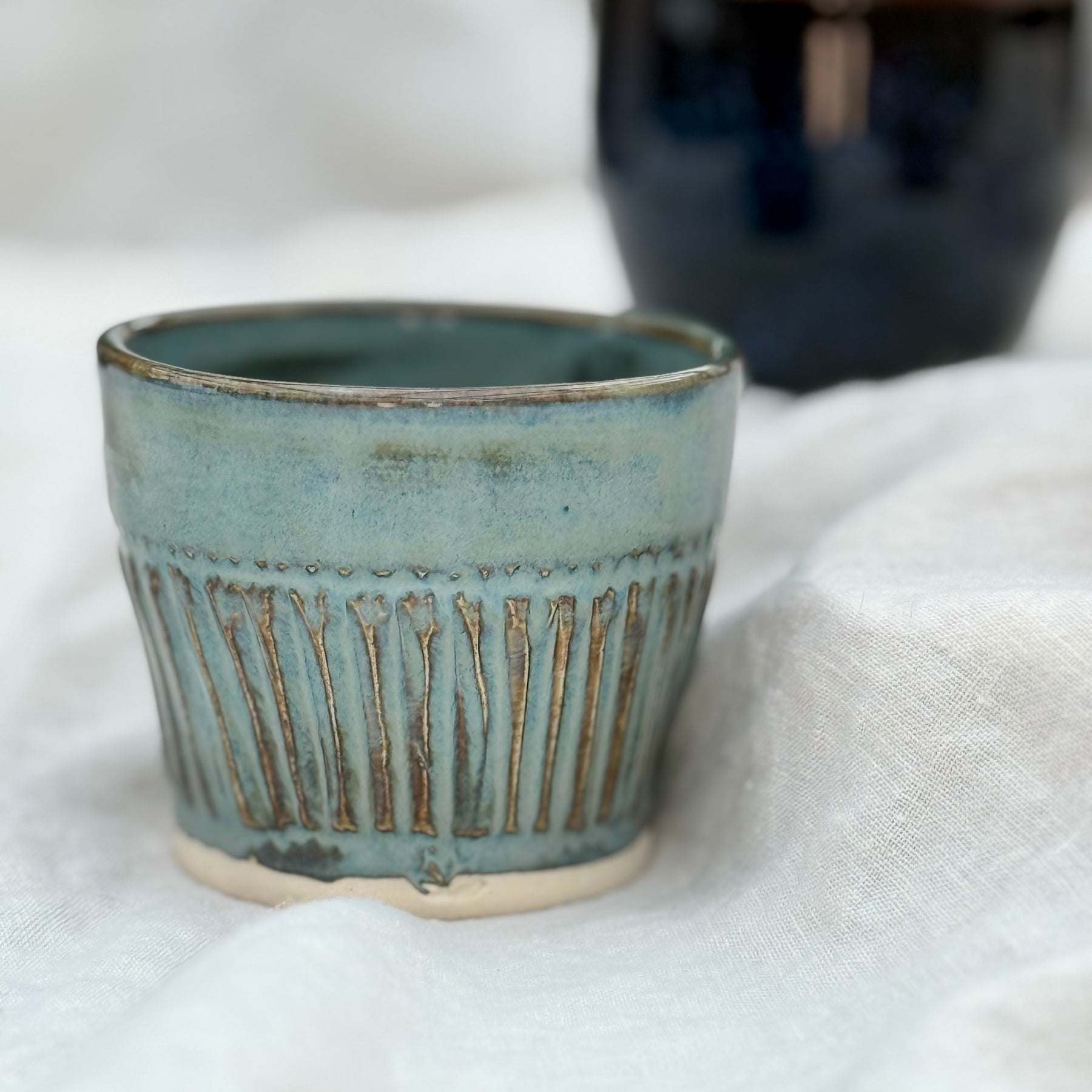 Ceramic Tumbler | Wheel Thrown Ceramic Cup | 250ml | 8oz | Australian Pottery