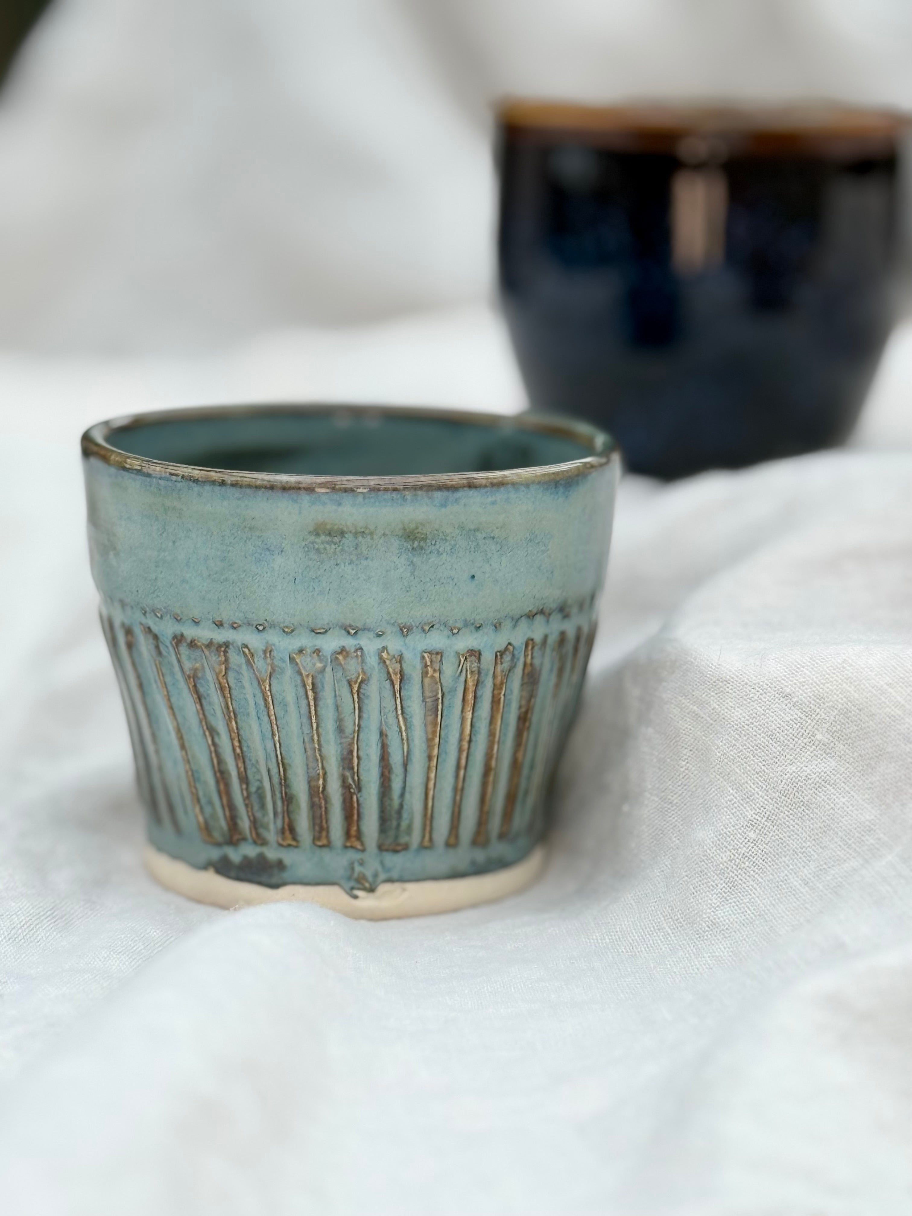 Ceramic Tumbler | Wheel Thrown Ceramic Cup | 250ml | 8oz | Australian Pottery