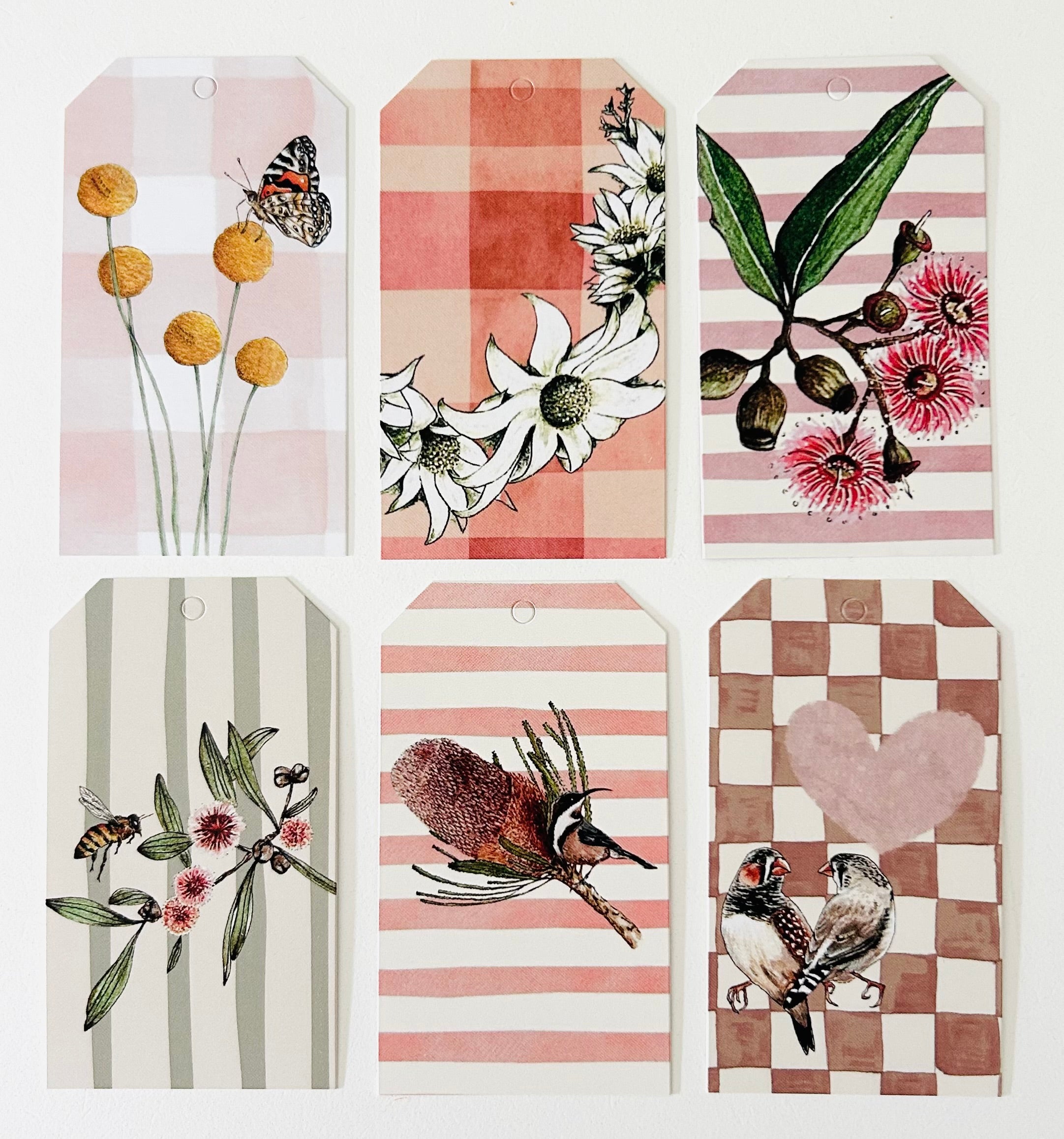 Art Gift Tags - Australian Natives