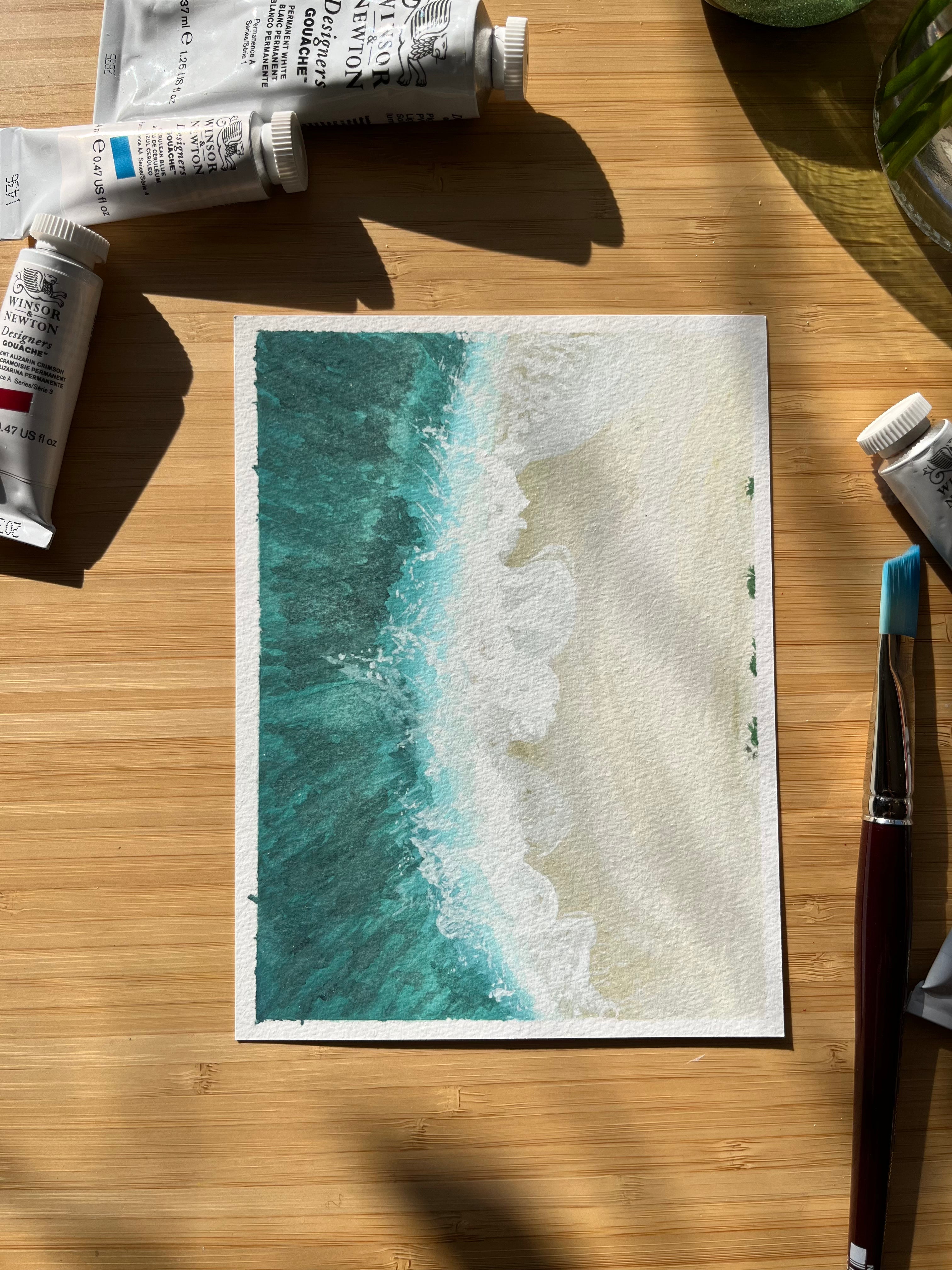 Wall Art - Aerial Coastline 4 - A5 Print