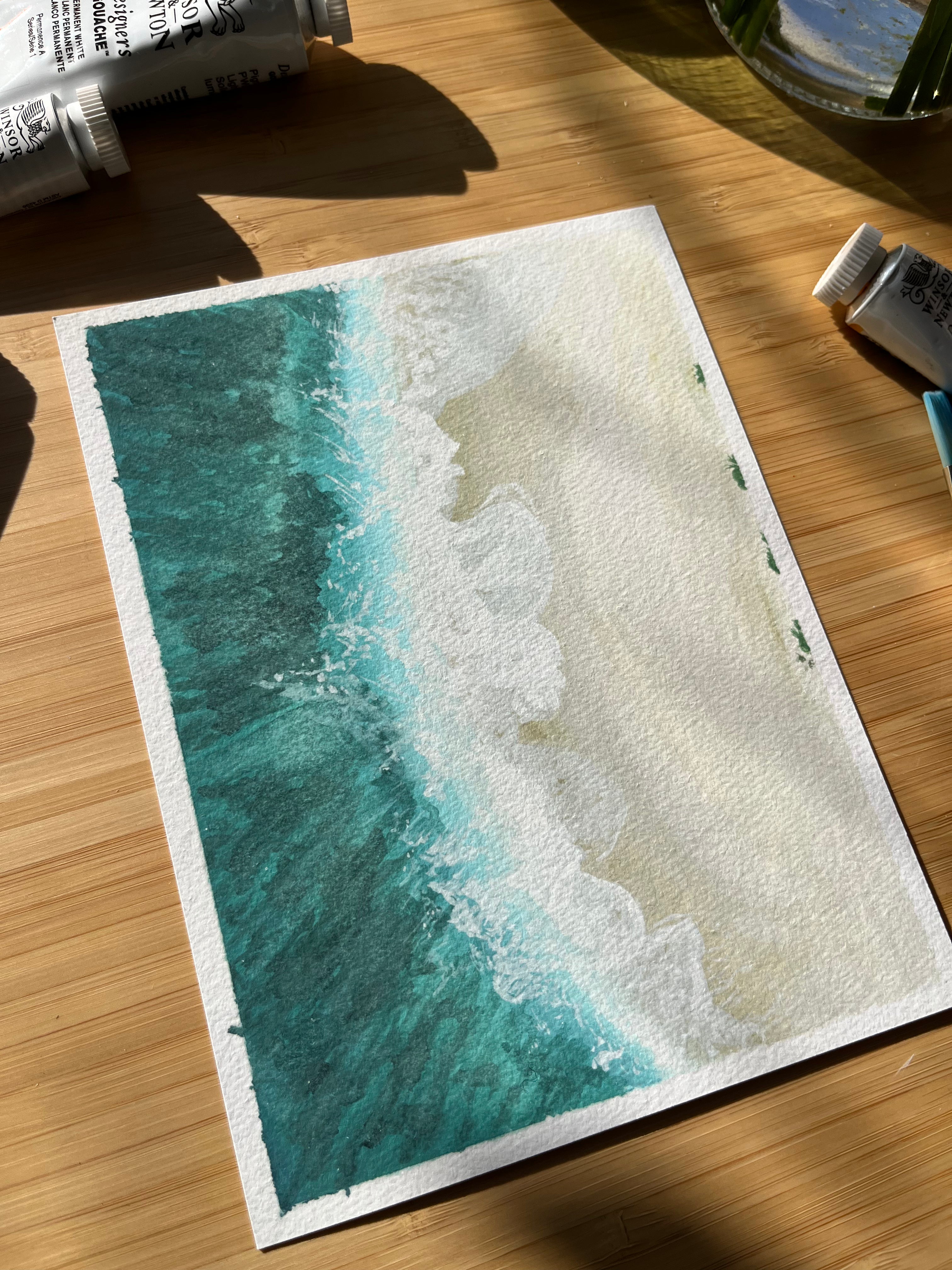 Wall Art - Aerial Coastline 4 - A5 Print