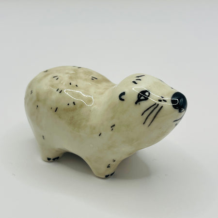 Handmade Porcelain Wombat Figurine