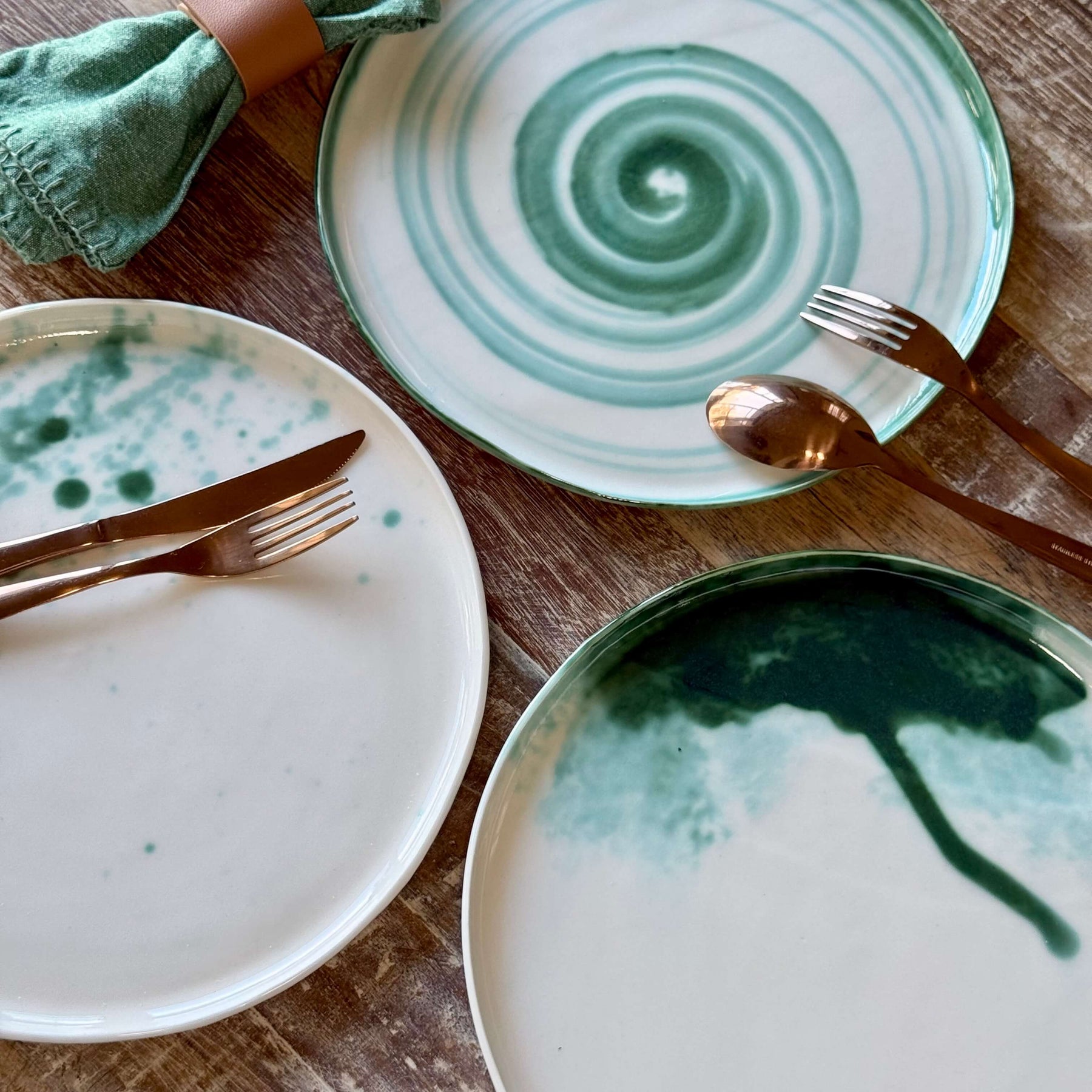 Handmade Porcelain Plates | Set of 4 or Individual