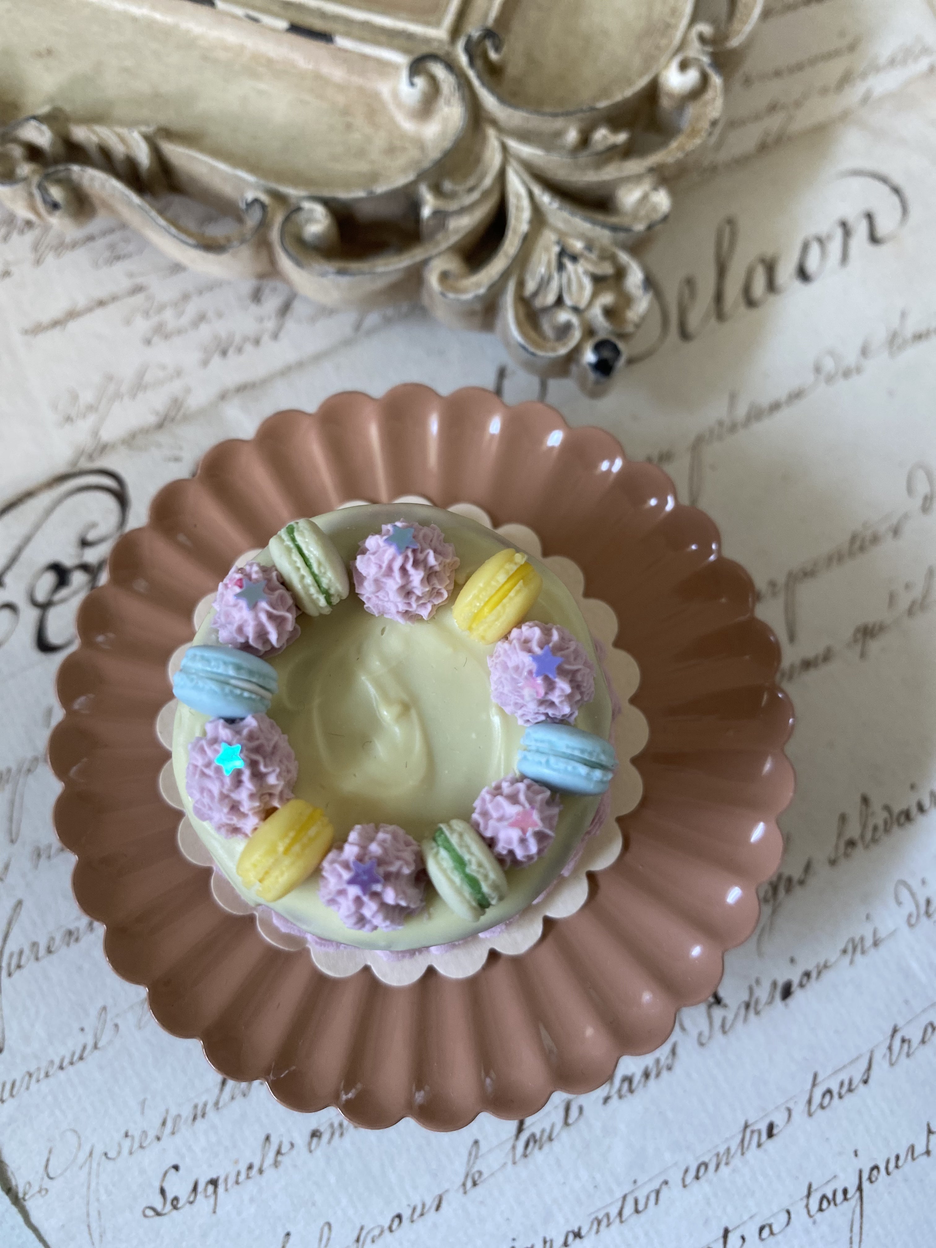 Macaron cake, 1:6 scale