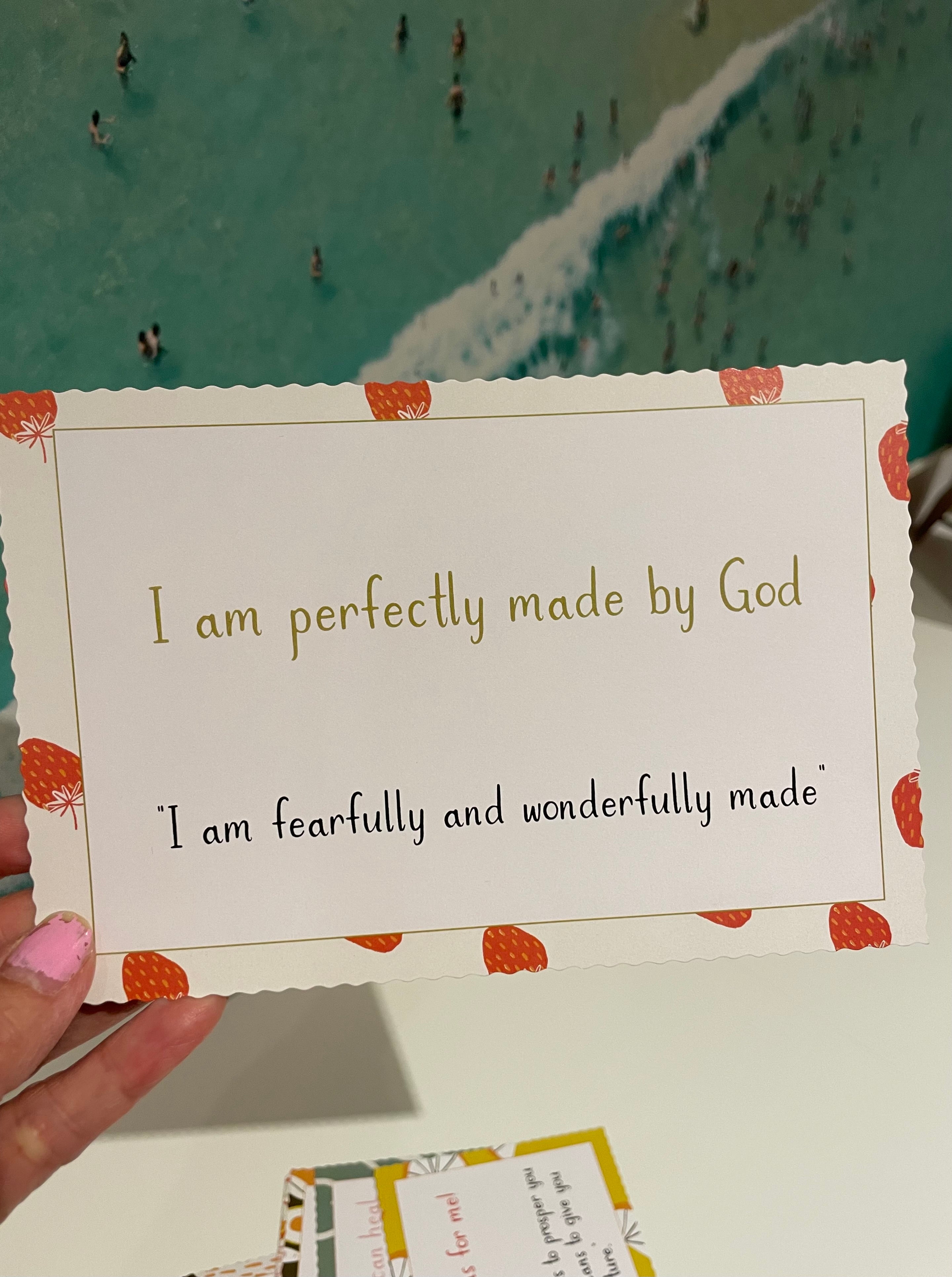 Encouragement Bible Verse Affirmation Cards
