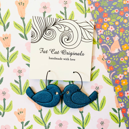 Little Birdy Earrings: Choose Your Colour.