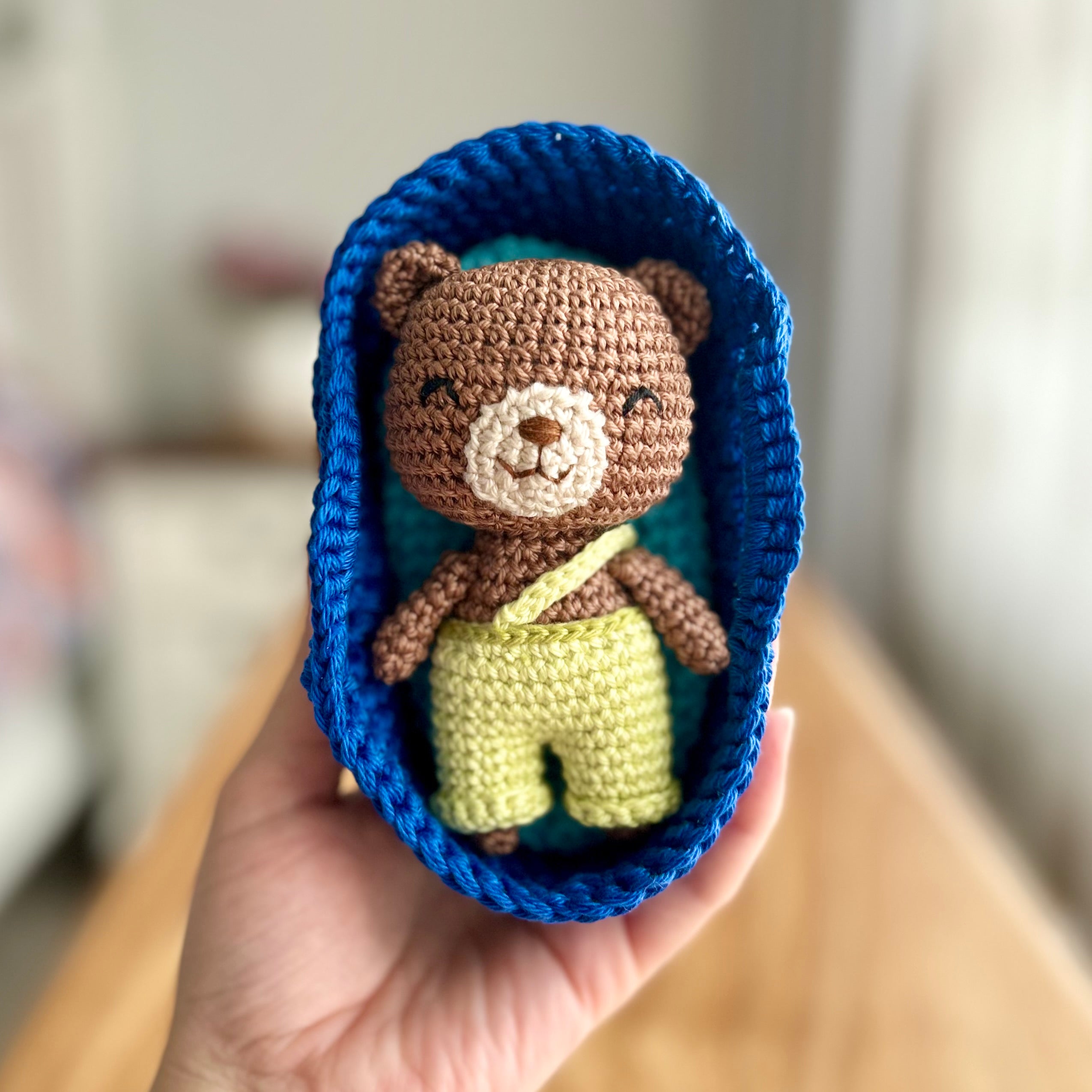 Bear | Mini | Crochet Snuggle Set | Ready to Ship