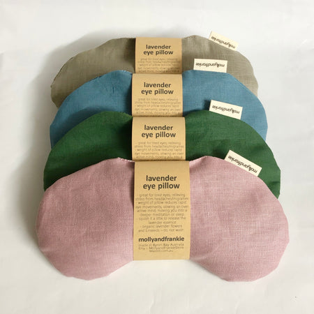 Lavender or Chamomile and Organic Linseed Eye Pillow