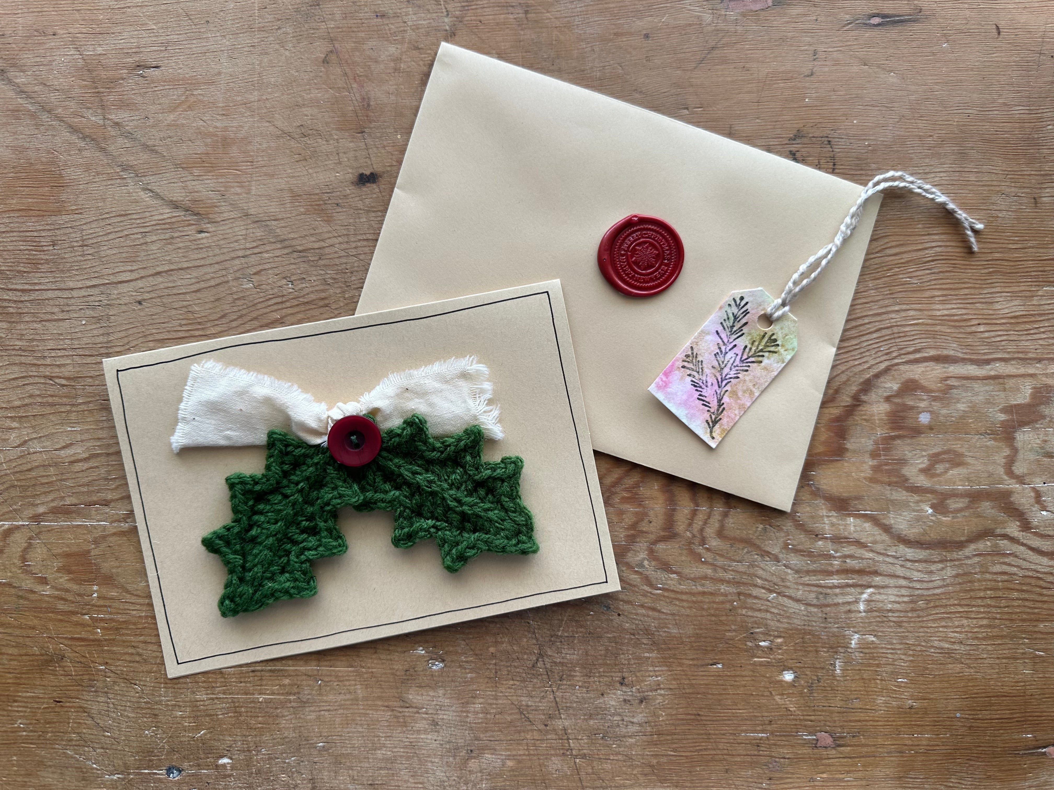 Handmade Christmas Cards - Various Snowflake & Holly Designs