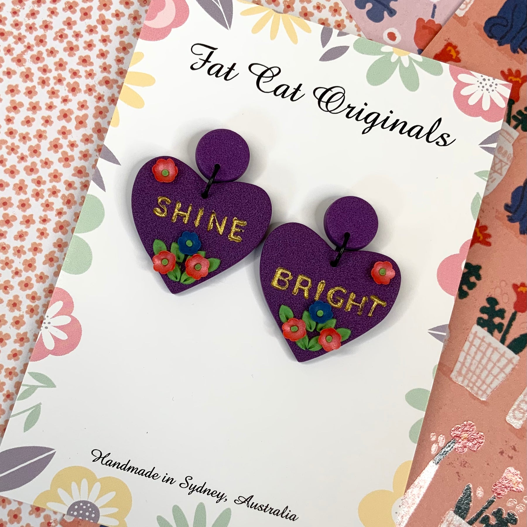 Affirmation Heart Earrings