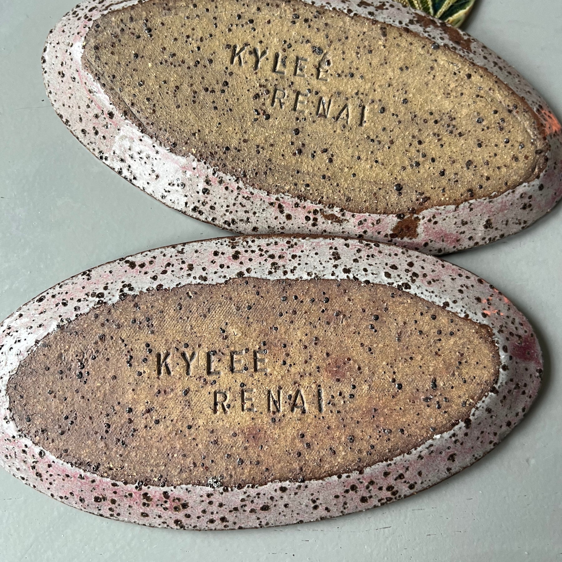 Set of 2 Pottery Trinket Dishes