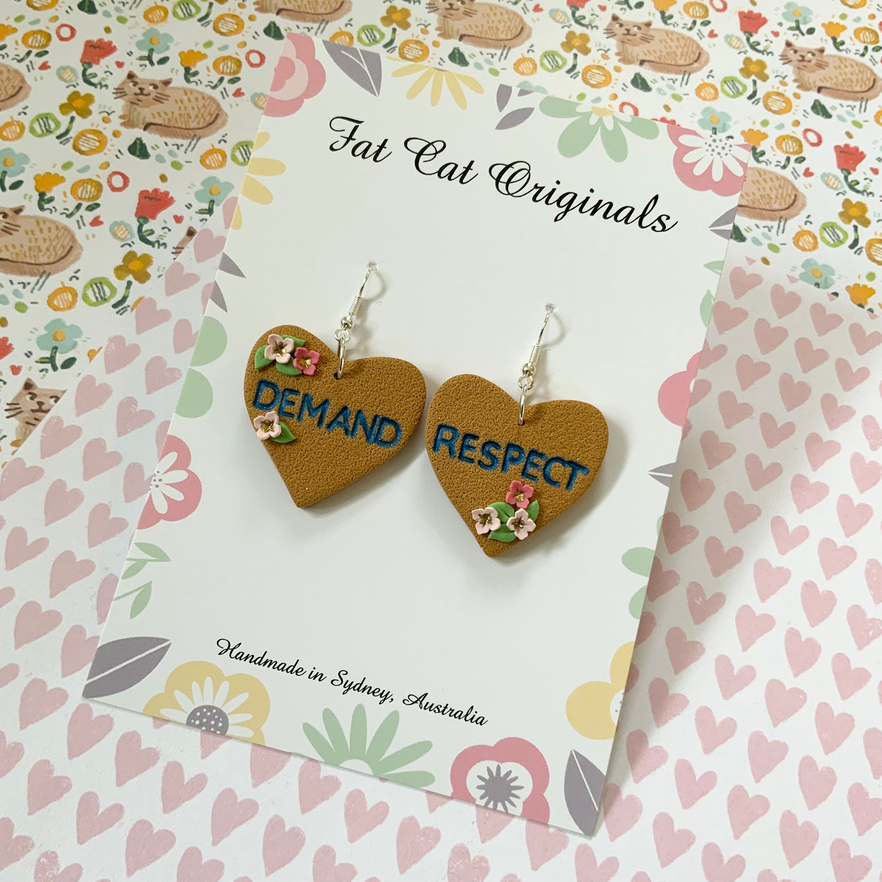 Earrings: GIRL POWER AFFIRMATION EARRINGS