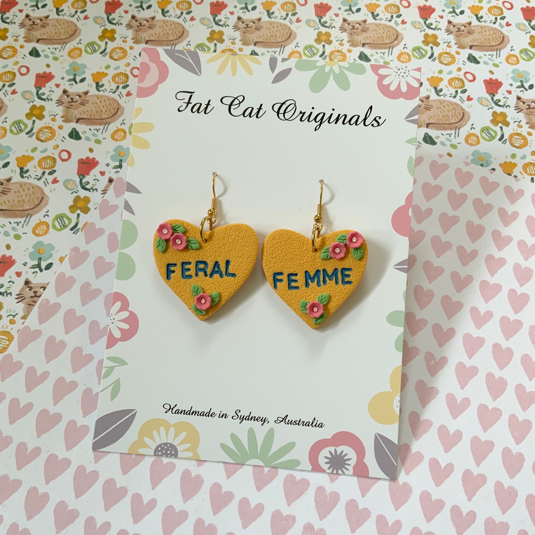 Earrings: GIRL POWER AFFIRMATION EARRINGS