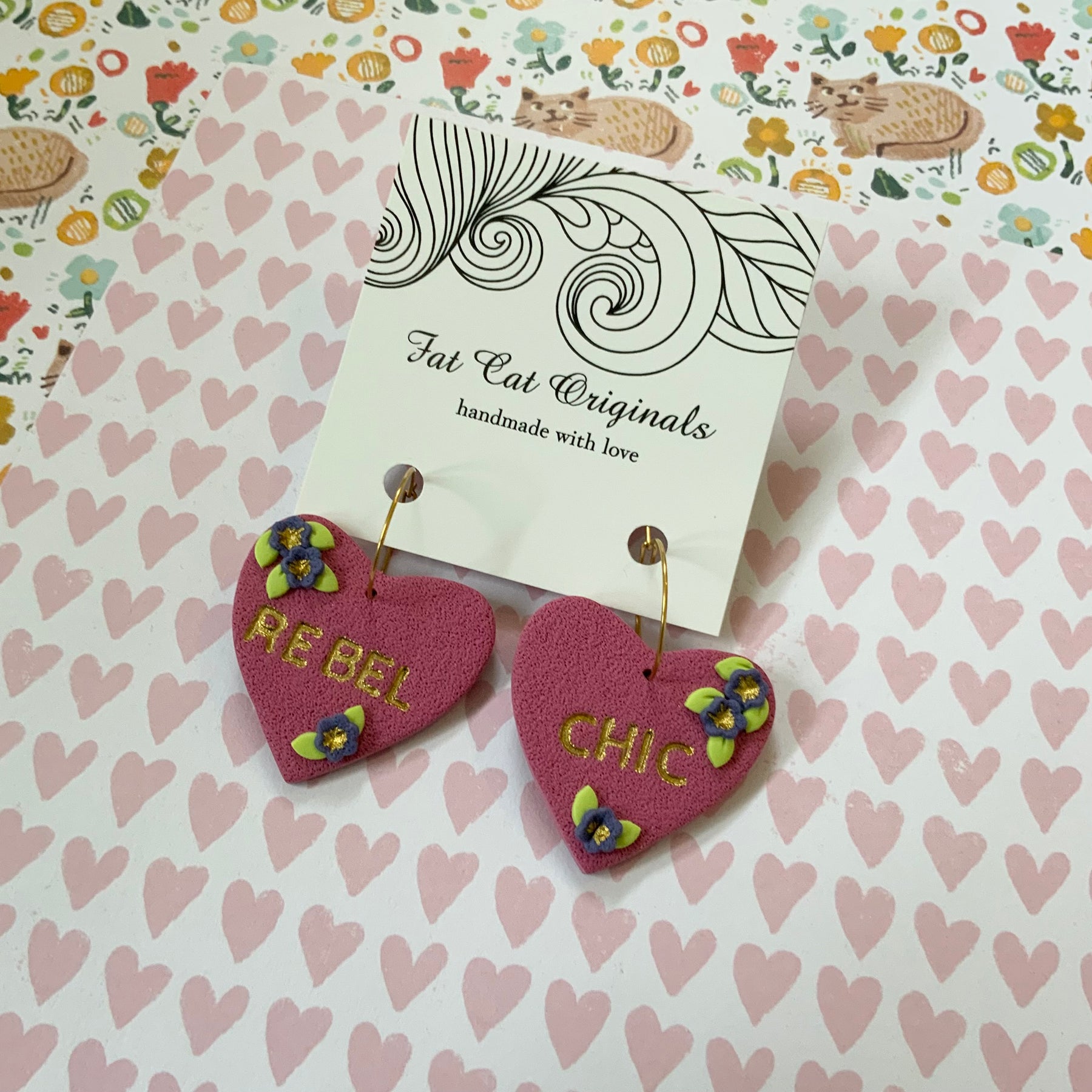 Earrings: GIRL POWER AFFIRMATION EARRINGS