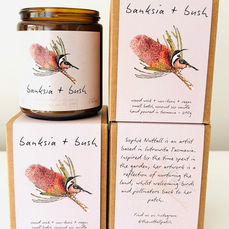 Art Candle - Banksia + Bush