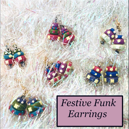 Earrings: FESTIVE FUNK