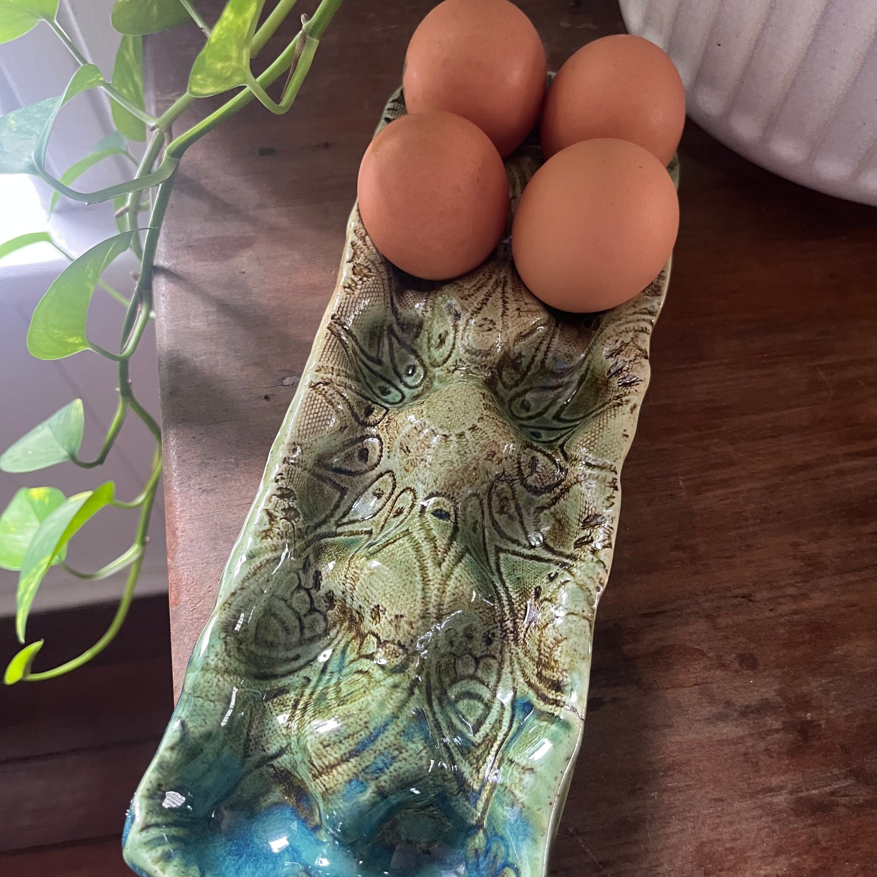 Pottery Egg Holder