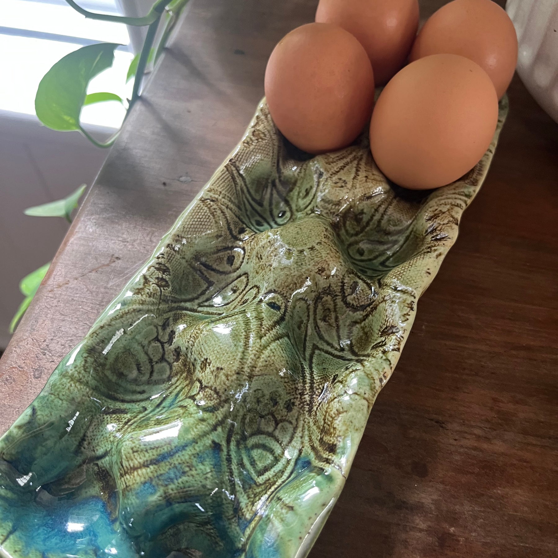 Pottery Egg Holder