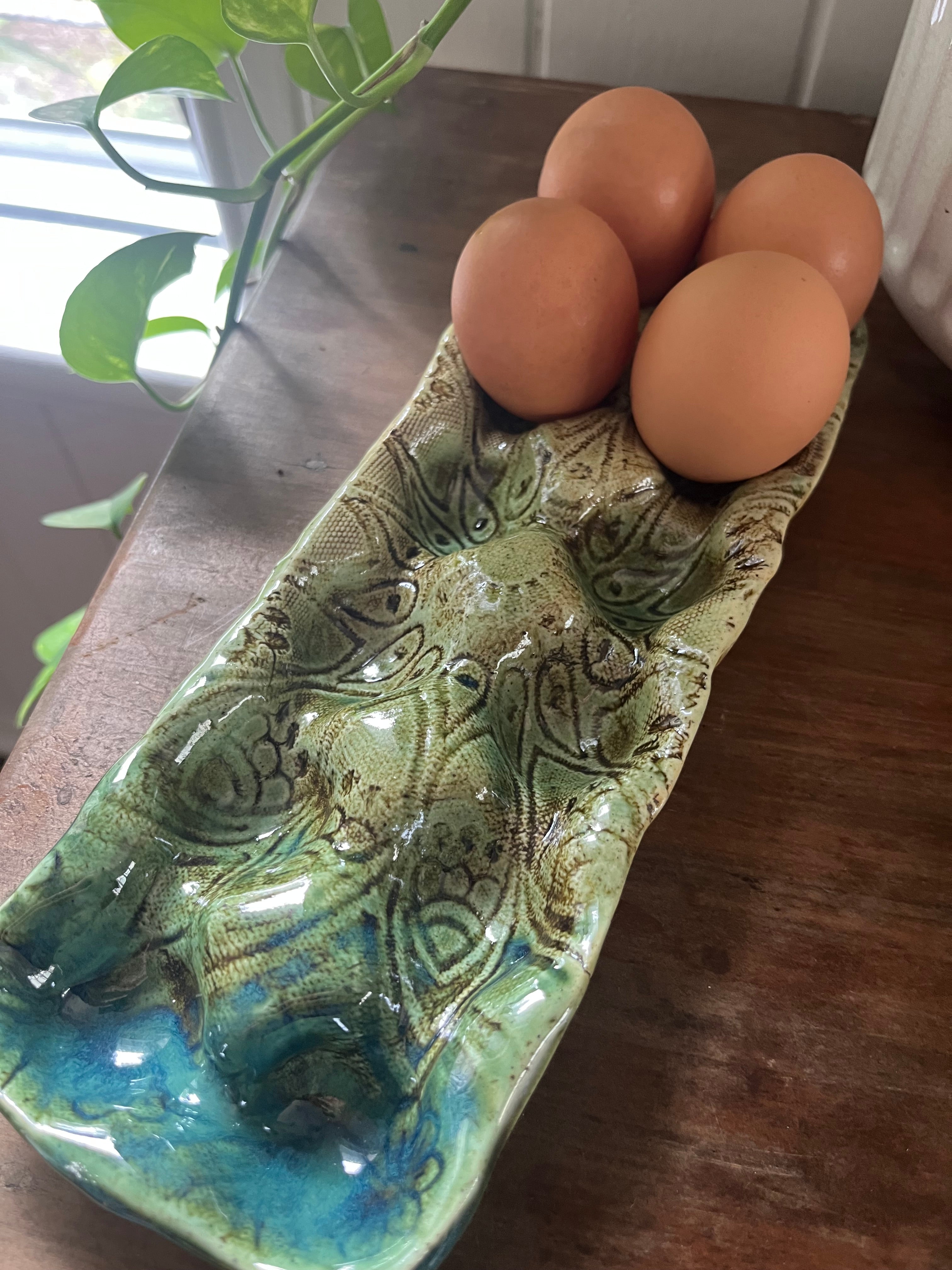 Pottery Egg Holder