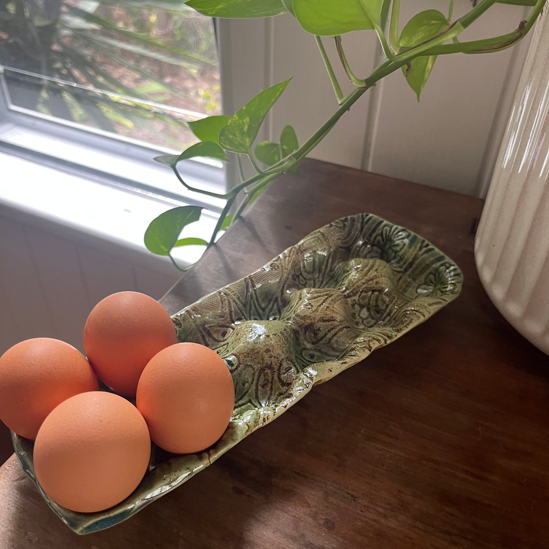 Pottery Egg Holder
