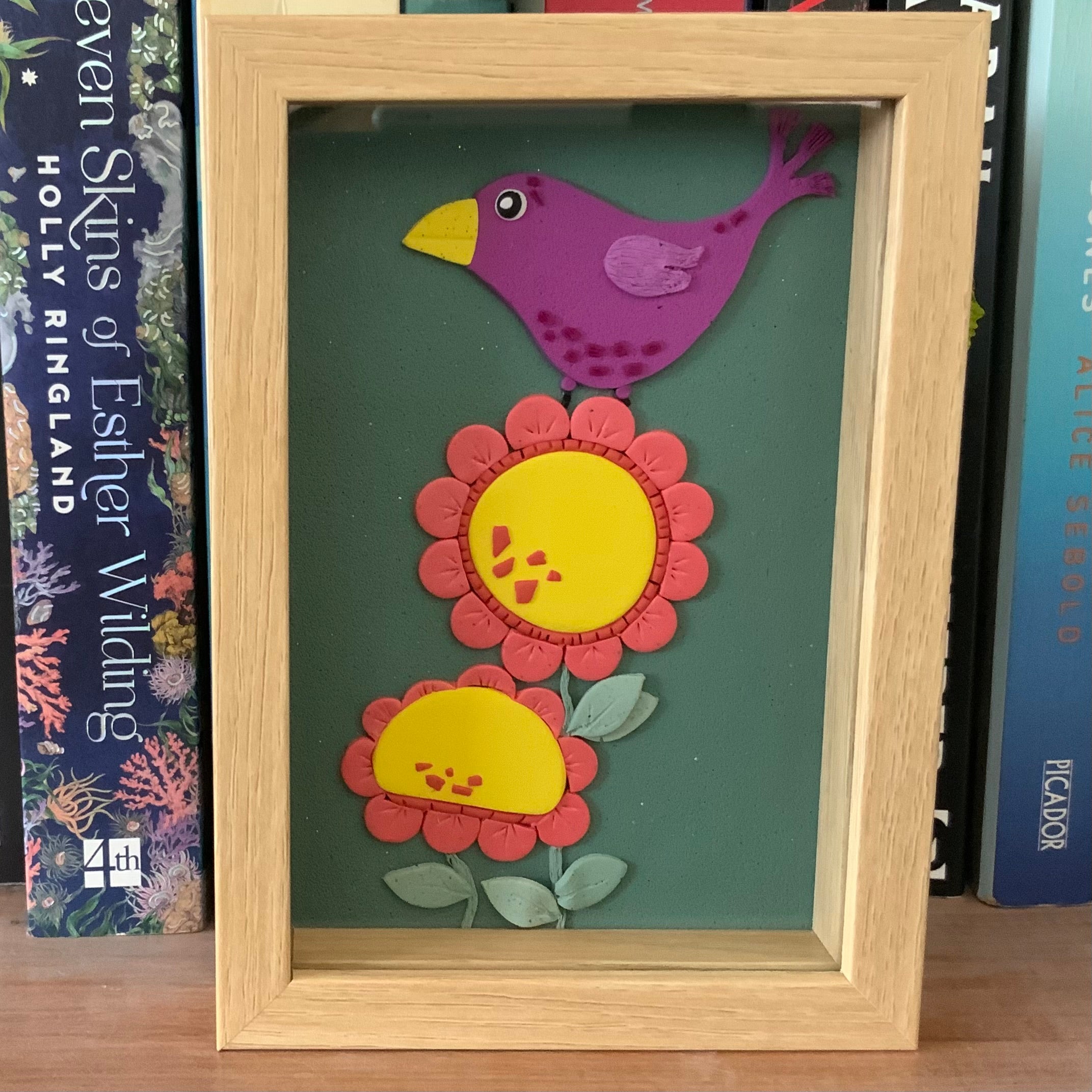 Little Worlds by Fat Cat Originals: BEATRIX BLOOMFEATHER Mini Artwork