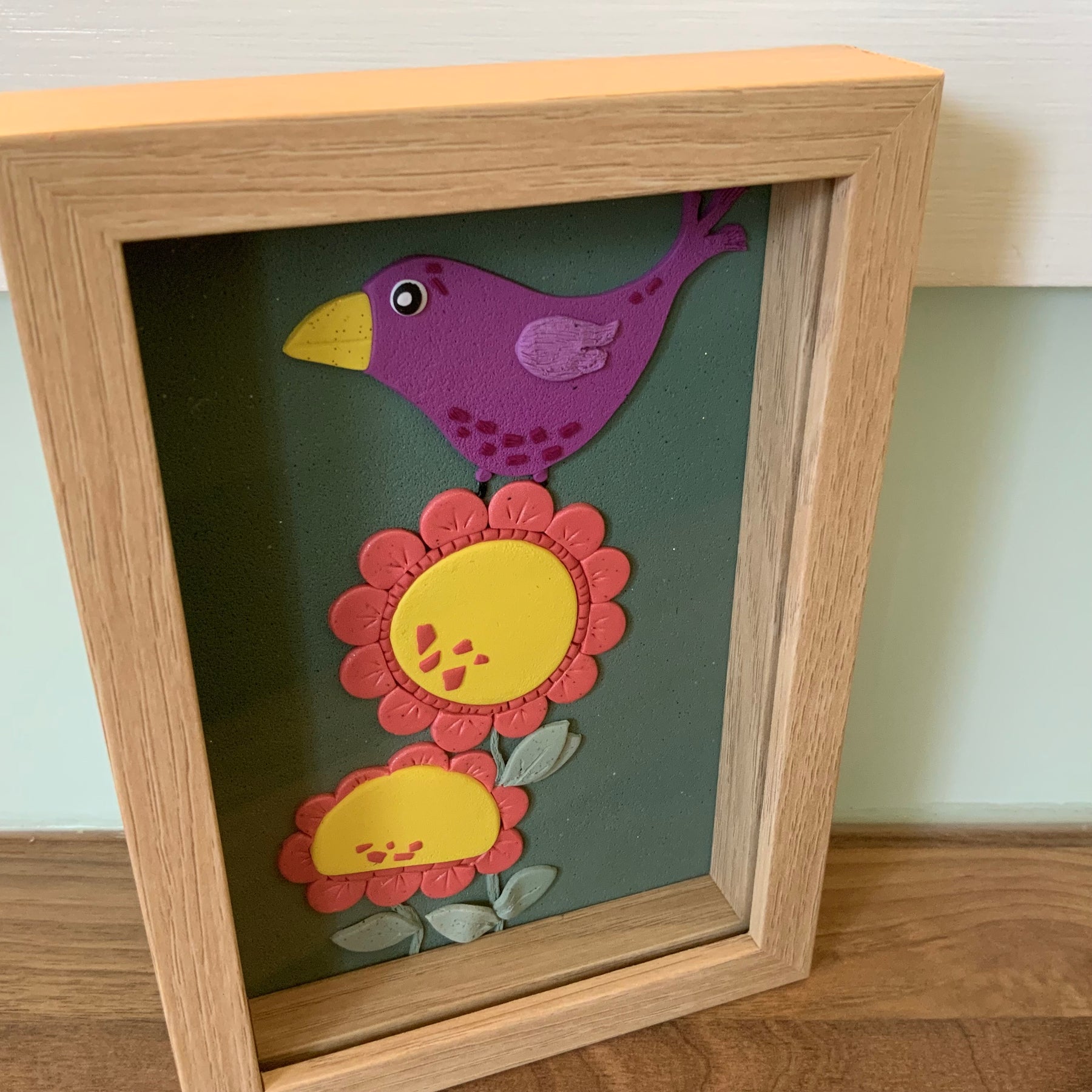 Little Worlds by Fat Cat Originals: BEATRIX BLOOMFEATHER Mini Artwork