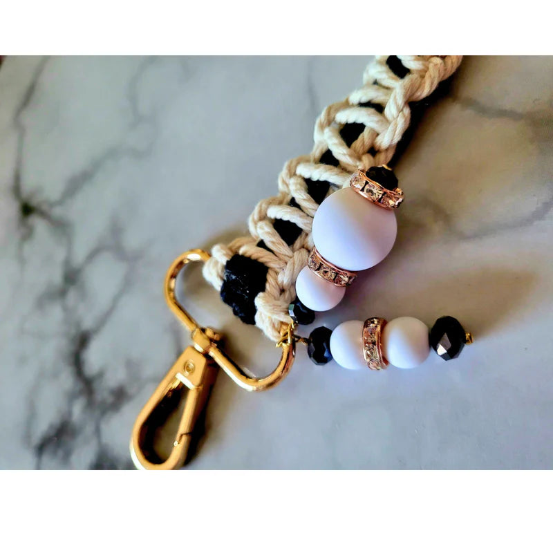 Handmade  macrame keyring