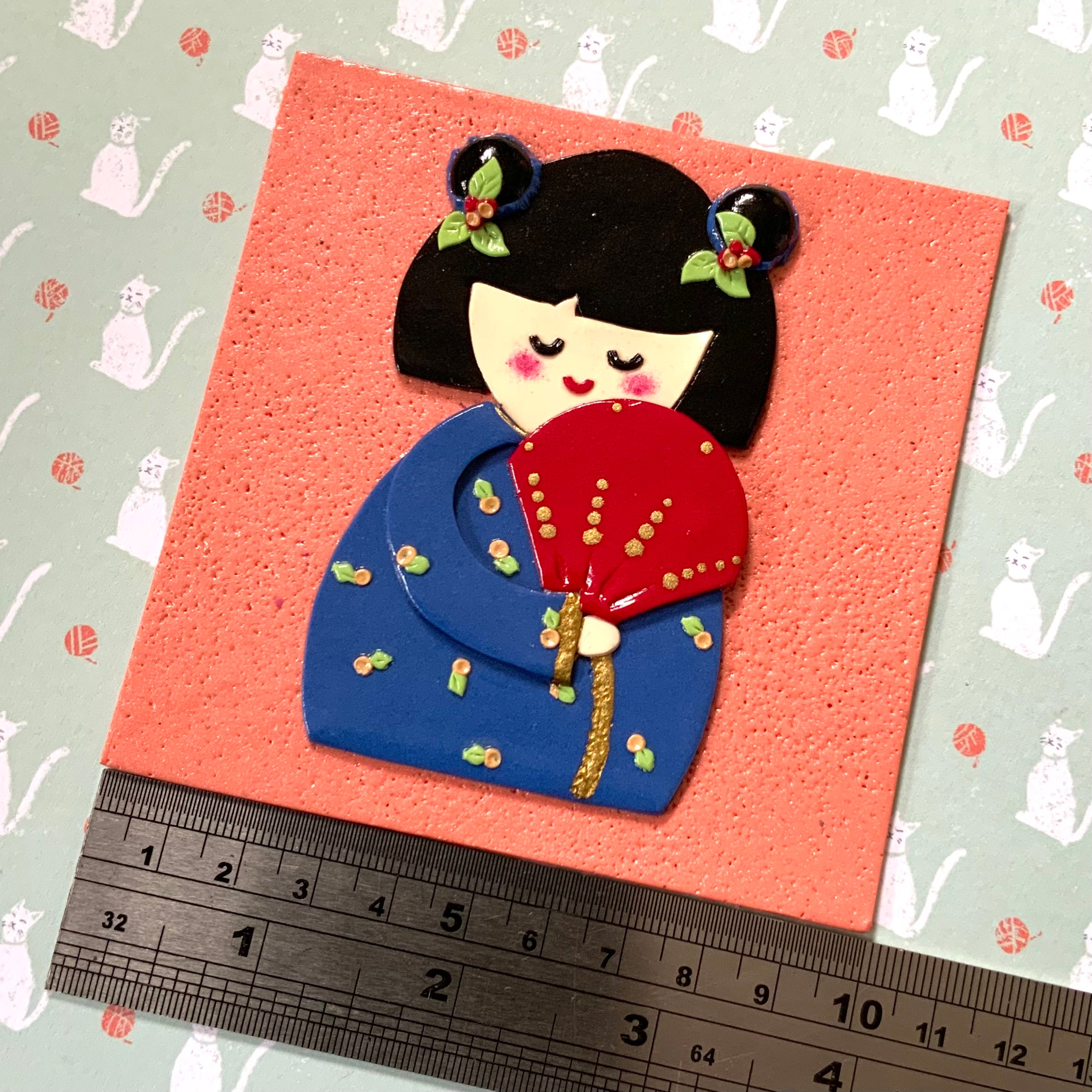 Little Worlds by Fat Cat Originals: AIKO, THE ADORED Mini Artwork