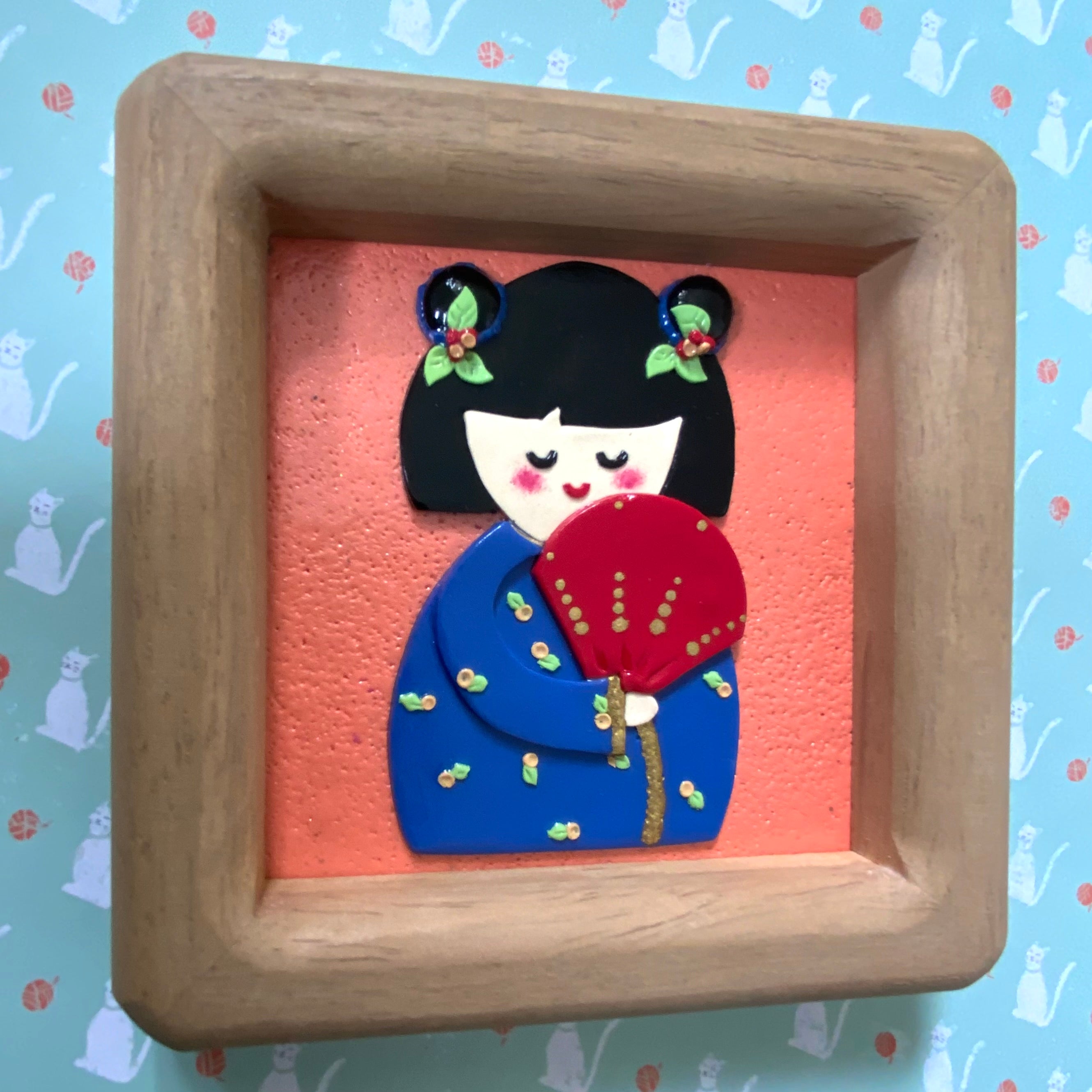 Little Worlds by Fat Cat Originals: AIKO, THE ADORED Mini Artwork